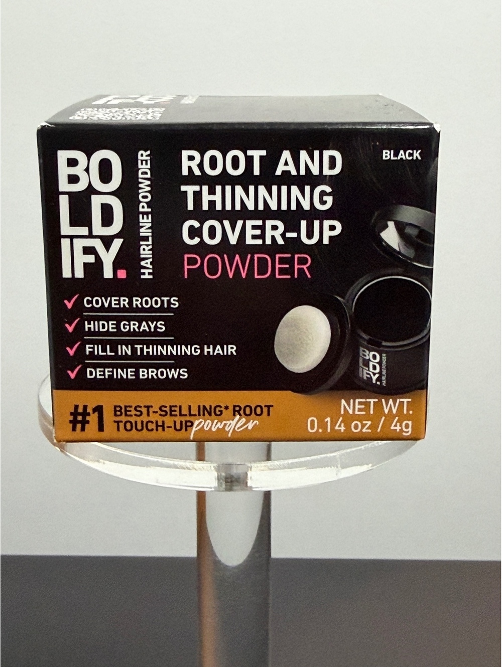 BOLDIFY Root and Thinning Cover-Up Powder Black